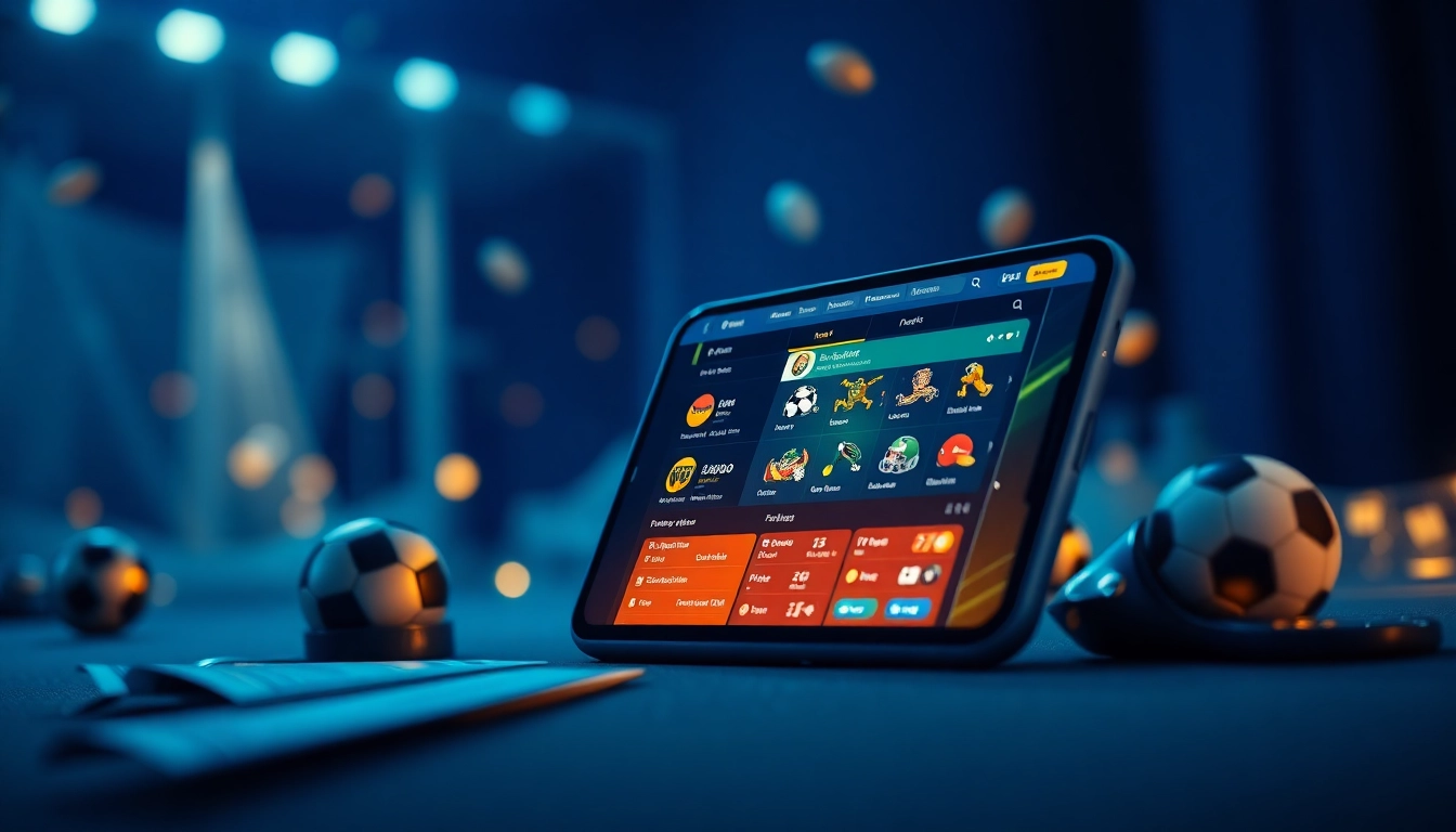 Ezybet's intuitive online betting interface displayed on a sleek smartphone, showcasing excitement.